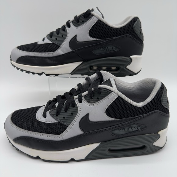 Nike Air Max 90 Black/Wolf Grey 537384-053 Men's Size 11 - Picture 7 of 16